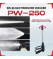 Balwaan Electric Pressure Washer Lightweight PW-250